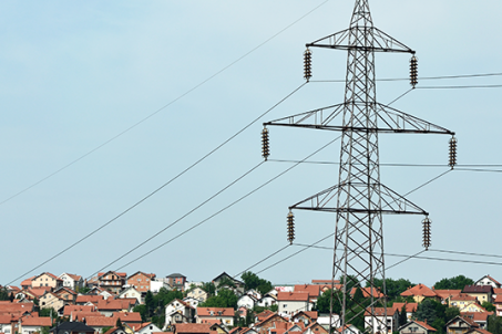 pilones THT et maisons