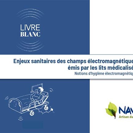 Couverture du livre blanc sur l'impact des champs électromagnétiques des lits électriques
